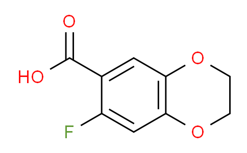 CAS No. 911485-90-0, 7-fluoro-2,3-dihydro-1,4-benzodioxine-6-carboxylic acid