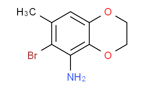 CAS No. 1809036-21-2, 6-bromo-7-methyl-2,3-dihydro-1,4-benzodioxin-5-amine