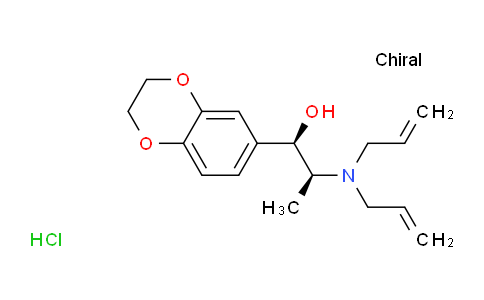 CAS No. 1979125-27-3, (1R,2S)-2-[bis(prop-2-en-1-yl)amino]-1-(2,3-dihydro-1,4-benzodioxin-6-yl)propan-1-ol hydrochloride