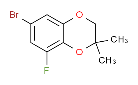 CAS No. 1683547-68-3, 7-bromo-5-fluoro-3,3-dimethyl-2H-1,4-benzodioxine
