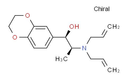 CAS No. 1979125-26-2, (1R,2S)-2-[bis(prop-2-en-1-yl)amino]-1-(2,3-dihydro-1,4-benzodioxin-6-yl)propan-1-ol