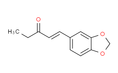 CAS No. 10354-27-5, (E)-1-(benzo[d][1,3]dioxol-5-yl)pent-1-en-3-one