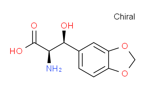CAS No. 105229-14-9, (2R,3S)-2-amino-3-(benzo[d][1,3]dioxol-5-yl)-3-hydroxypropanoic acid