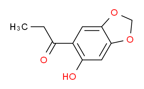 CAS No. 18607-90-4, 1-(6-hydroxybenzo[d][1,3]dioxol-5-yl)propan-1-one