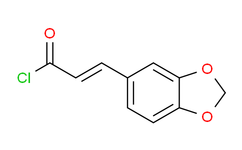 CAS No. 26930-49-4, (2E)-3-(1,3-Benzodioxol-5-yl)acryloyl chloride