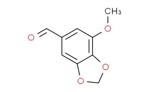 CAS No. 5780-07-4, 7-methoxybenzo[d][1,3]dioxole-5-carbaldehyde