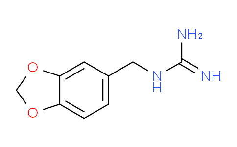 CAS No. 19889-44-2, 2-(Benzo[d][1,3]dioxol-5-ylmethyl)guanidine