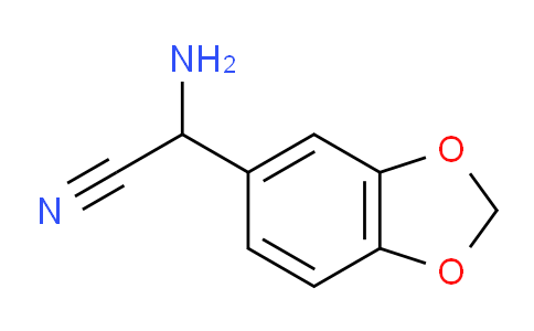 CAS No. 69810-87-3, Amino-1,3-benzodioxol-5-ylacetonitrile