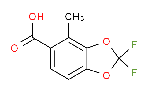 CAS No. 162506-80-1, 2,2-difluoro-4-methyl-1,3-benzodioxole-5-carboxylic acid