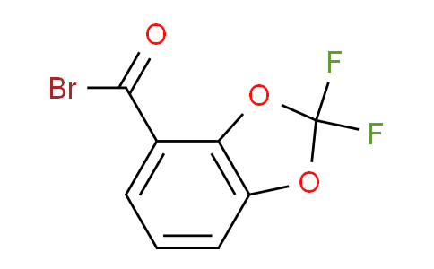 CAS No. 668275-94-3, 2,2-difluoro-1,3-benzodioxole-4-carbonyl bromide