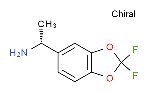 CAS No. 1079652-99-5, (1R)-1-(2,2-difluoro-2H-1,3-benzodioxol-5-yl)ethan-1-amine