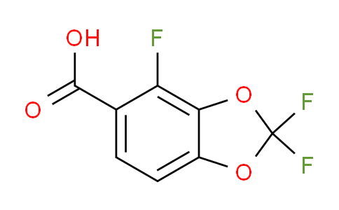 CAS No. 2451905-77-2, 2,2,4-trifluoro-1,3-benzodioxole-5-carboxylic acid