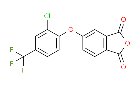 CAS No. 74861-12-4, 5-(2-chloro-4-(trifluoromethyl)phenoxy)isobenzofuran-1,3-dione