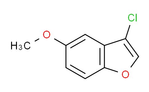 CAS No. 77440-96-1, 3-chloro-5-methoxybenzofuran