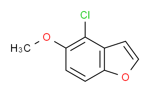 CAS No. 77440-97-2, 4-chloro-5-methoxybenzofuran