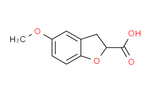 CAS No. 93885-41-7, 5-methoxy-2,3-dihydrobenzofuran-2-carboxylic acid