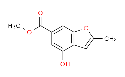 CAS No. 314725-17-2, methyl 4-hydroxy-2-methylbenzofuran-6-carboxylate