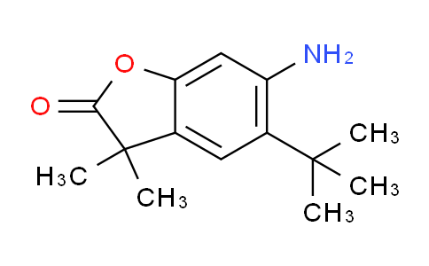 CAS No. 1246213-40-0, 6-amino-5-(tert-butyl)-3,3-dimethylbenzofuran-2(3H)-one