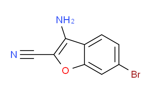 CAS No. 1379301-60-6, 3-amino-6-bromobenzofuran-2-carbonitrile