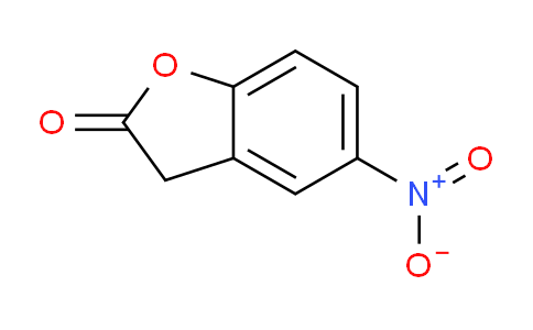 CAS No. 21997-23-9, 5-Nitro-3H-benzofuran-2-one