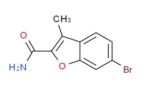 CAS No. 35351-28-1, 6-bromo-3-methylbenzofuran-2-carboxamide