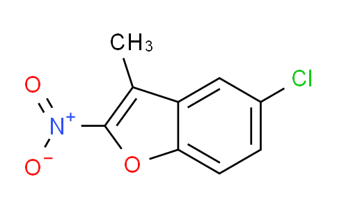 CAS No. 33094-74-5, 5-chloro-3-methyl-2-nitrobenzofuran