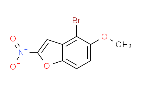 CAS No. 56897-45-1, 4-bromo-5-methoxy-2-nitrobenzofuran