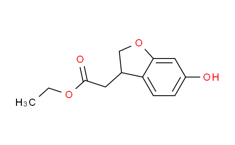 CAS No. 652983-15-8, Ethyl 2-(6-hydroxy-2,3-dihydrobenzofuran-3-yl)acetate