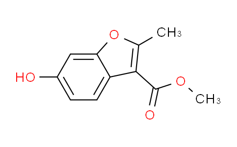 CAS No. 638218-70-9, methyl 6-hydroxy-2-methylbenzofuran-3-carboxylate