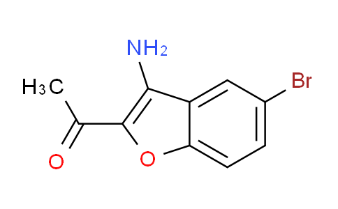 CAS No. 636992-53-5, 1-(3-amino-5-bromobenzofuran-2-yl)ethan-1-one