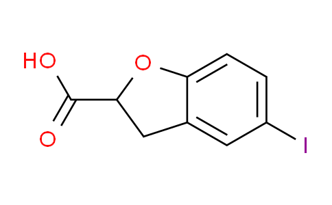 CAS No. 847949-05-7, 5-iodo-2,3-dihydrobenzofuran-2-carboxylic acid