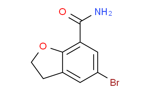 CAS No. 882291-61-4, 5-bromo-2,3-dihydrobenzofuran-7-carboxamide