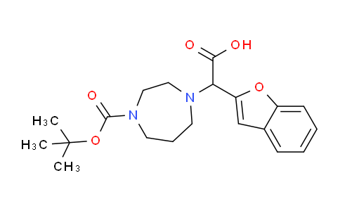 CAS No. 885275-79-6, 1-Boc-4-(benzofuran-2-yl-carboxy-methyl)-[1,4]diazepane
