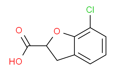 CAS No. 26018-45-1, 7-Chloro-2,3-dihydrobenzofuran-2-carboxylic acid