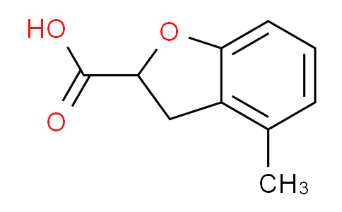 CAS No. 31468-94-7, 4-methyl-2,3-dihydrobenzofuran-2-carboxylic acid