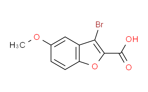 CAS No. 333385-05-0, 3-bromo-5-methoxybenzofuran-2-carboxylic acid