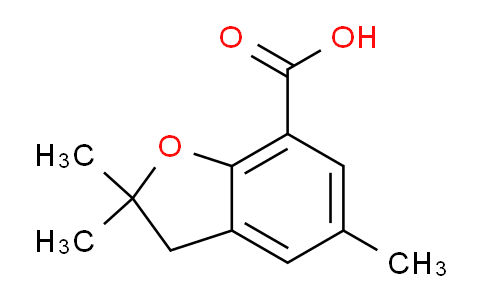 CAS No. 35700-73-3, 2,2,5-trimethyl-2,3-dihydrobenzofuran-7-carboxylic acid