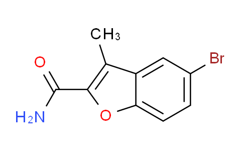 CAS No. 35351-27-0, 5-bromo-3-methylbenzofuran-2-carboxamide