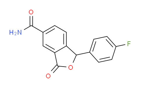 CAS No. 372941-46-3, 1-(4-fluorophenyl)-3-oxo-1,3-dihydroisobenzofuran-5-carboxamide
