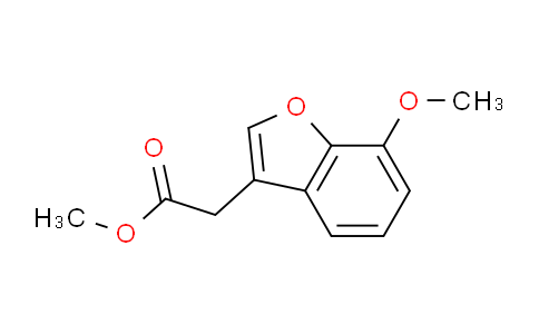 CAS No. 39581-49-2, Methyl 2-(7-methoxybenzofuran-3-yl)acetate