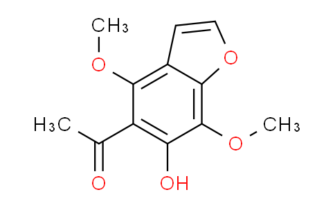 CAS No. 484-51-5, 1-(6-hydroxy-4,7-dimethoxybenzofuran-5-yl)ethan-1-one