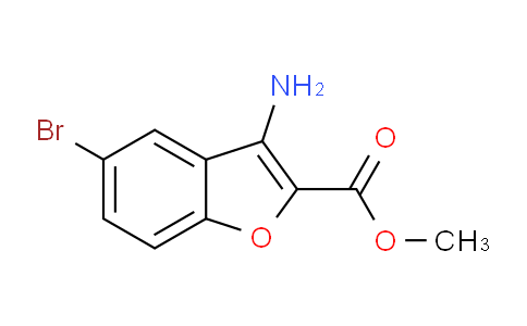 CAS No. 54802-09-4, methyl 3-amino-5-bromobenzofuran-2-carboxylate