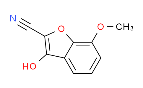 CAS No. 89525-80-4, 3-hydroxy-7-methoxybenzofuran-2-carbonitrile