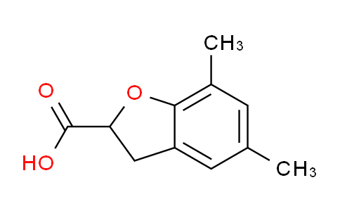 CAS No. 1378703-34-4, 5,7-dimethyl-2,3-dihydrobenzofuran-2-carboxylic acid
