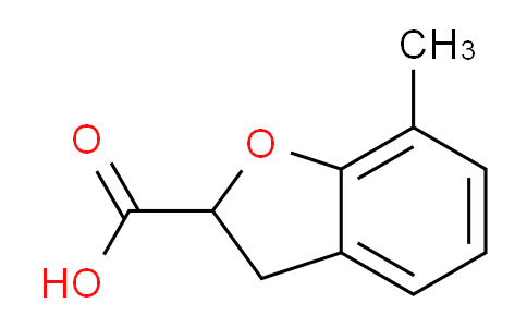 CAS No. 17359-46-5, 7-methyl-2,3-dihydrobenzofuran-2-carboxylic acid
