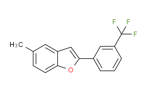 CAS No. 183589-30-2, 5-methyl-2-(3-(trifluoromethyl)phenyl)benzofuran