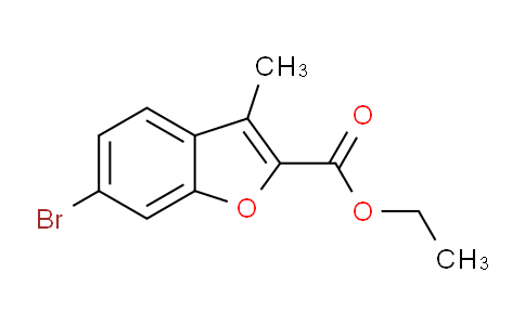 CAS No. 200185-91-7, ethyl 6-bromo-3-methylbenzofuran-2-carboxylate