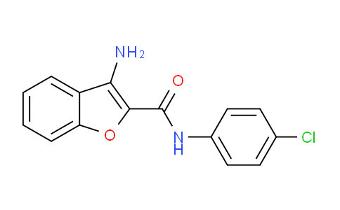 CAS No. 609805-00-7, 3-amino-N-(4-chlorophenyl)benzofuran-2-carboxamide