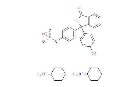 CAS No. 14815-59-9, Cyclohexanaminium 4-(1-(4-hydroxyphenyl)-3-oxo-1,3-dihydroisobenzofuran-1-yl)phenyl phosphate