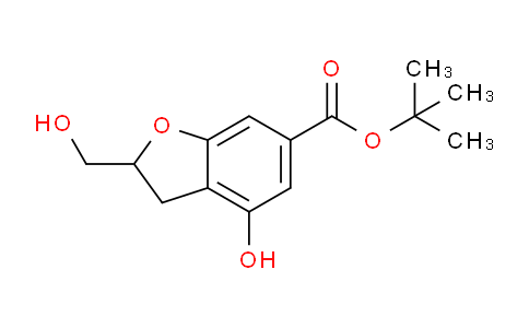 CAS No. 955885-88-8, tert-butyl 4-hydroxy-2-(hydroxymethyl)-2,3-dihydrobenzofuran-6-carboxylate